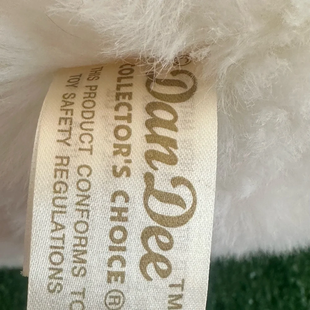DanDee White Teddy Bear Sweetheart Plush 2008 Valentine’s Day 21” - Picture 2 of 12